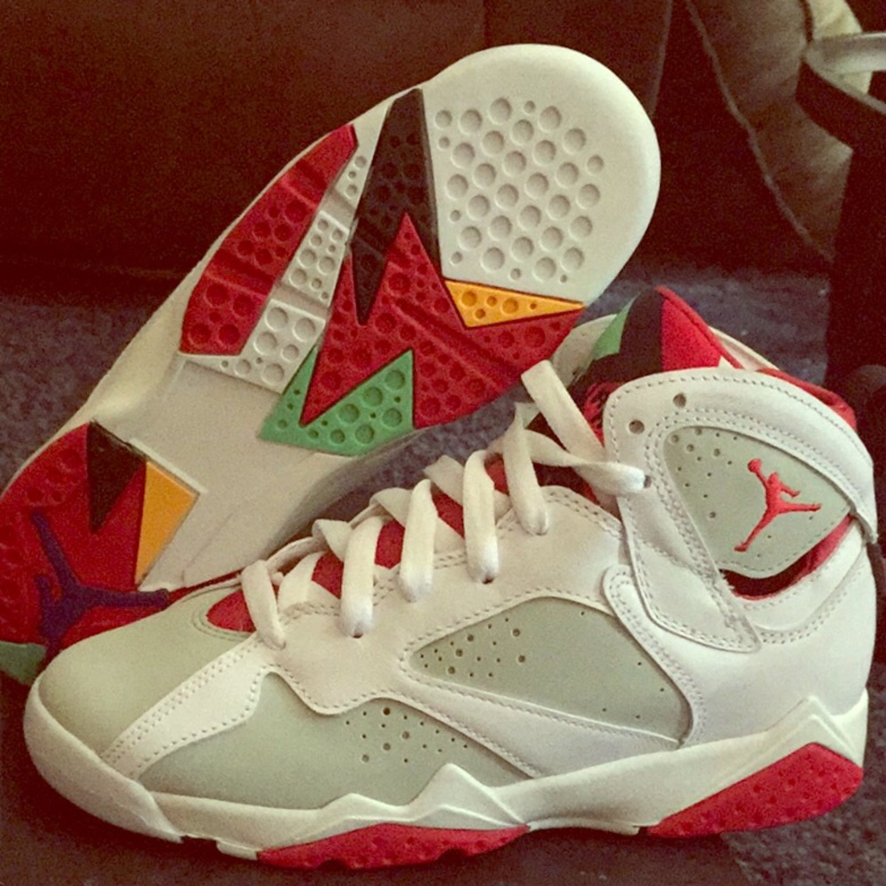 AUTHENTIC! Air Jordan 7 Retro Hare size 5Y